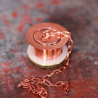 Copper plug and chain