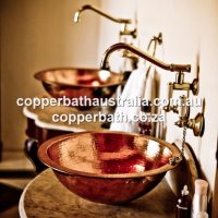 copper basin hammered